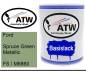 Preview: Ford, Spruce Green Metallic, FS / M6860: 1L Lackdose, von ATW Autoteile West.